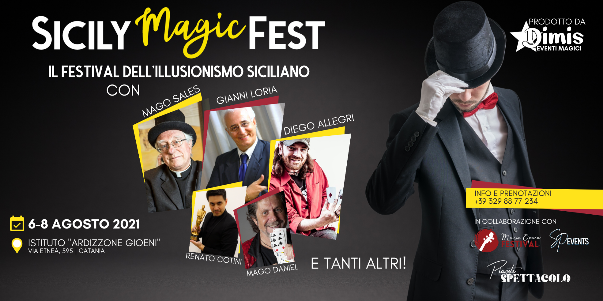 Dal 6 all'8 agosto torna il Sicily Magic Fest!